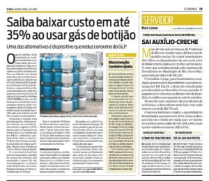 Powergás na imprensa Jornal Impresso O Dia